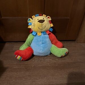 Jellycat Lion Plush Rainbow Little Baby Nursery London Lovey Toy Color Block